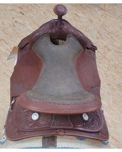 selle équitation western  barrel compétition west coast