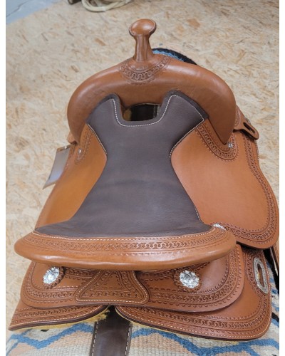 selle équitation western  barrel compétition west coast
