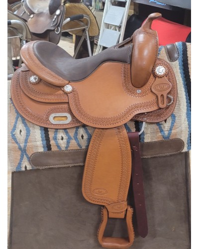 selle équitation western  barrel compétition west coast