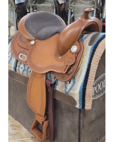 selle équitation western  barrel compétition west coast