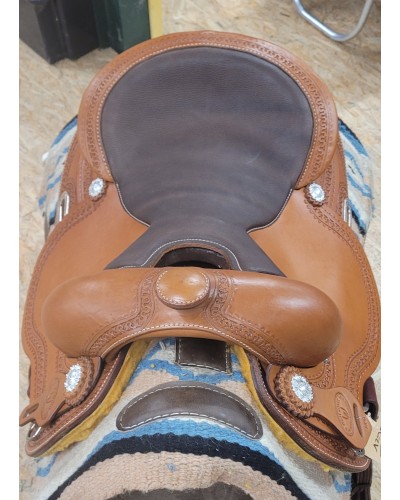 selle équitation western  barrel compétition west coast