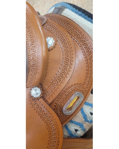 selle équitation western  barrel compétition west coast