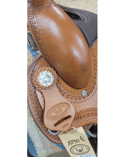 selle équitation western  barrel compétition west coast