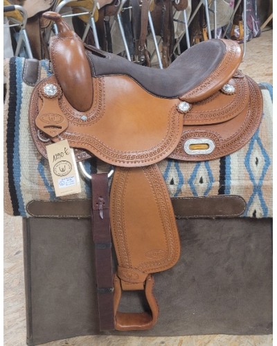 selle équitation western  barrel compétition west coast