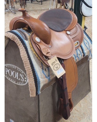 selle équitation western  barrel compétition west coast