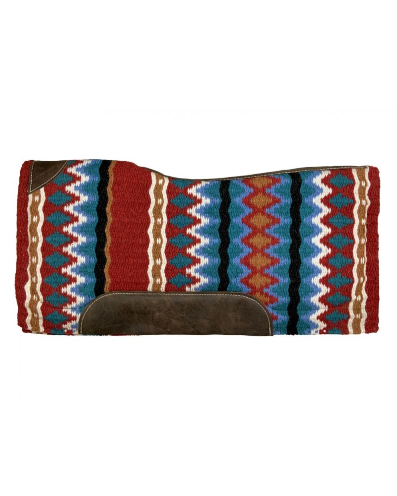 Tapis De Selle Western Show En Pure Laine - Motif Straight, Fabriqué En Inde, Neuf
