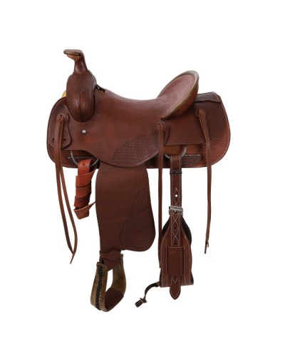 selle équitation western  barrel compétition showman  USA continental