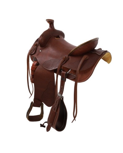 selle équitation western  barrel compétition showman  USA continental