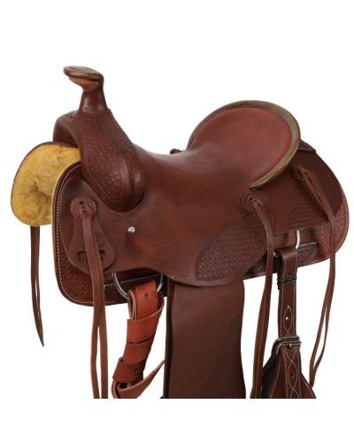 selle équitation western  barrel compétition showman  USA continental