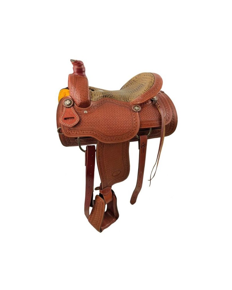 selle équitation western Hwest barrel compétition wade reining roping Pools west coast lakota denver DOUBLE S