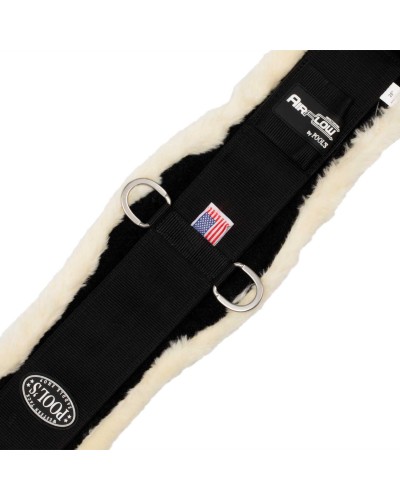 SANGLE WESTERN CHEVAL EQUITATION NEOPRENE MOUTON CUIR AMERICAINE