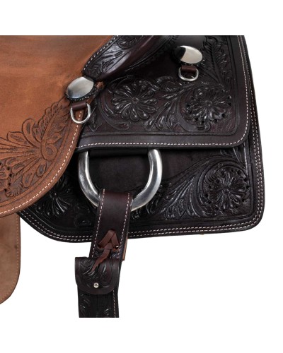 selle équitation western  barrel compétition west coast