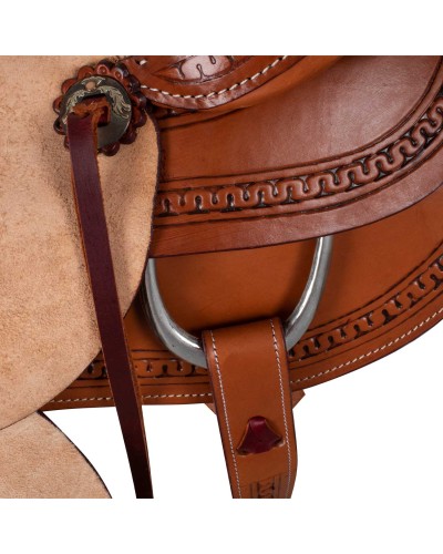 selle équitation western  barrel compétition west coast