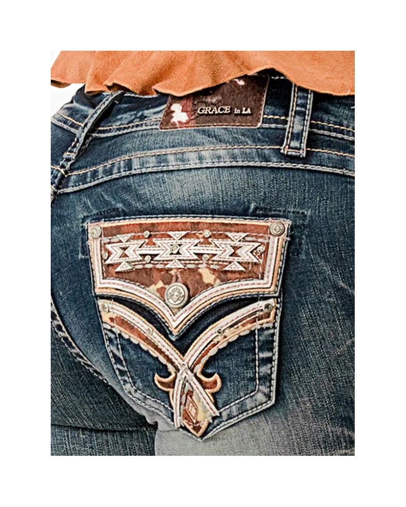 JEANS ARIAT CONFORTABLE DURABLE EQUITAION WESTERN GRACE IN LA