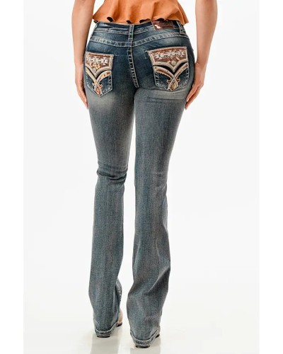 JEANS ARIAT CONFORTABLE DURABLE EQUITAION WESTERN GRACE IN LA