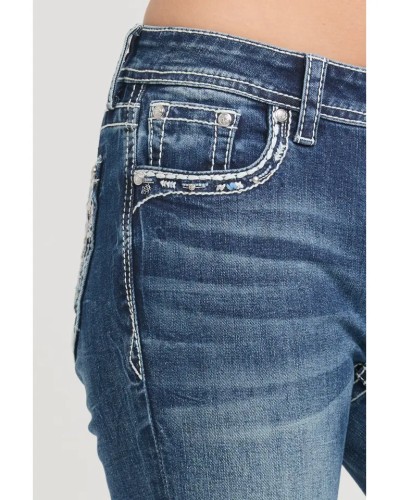 JEANS ARIAT CONFORTABLE DURABLE EQUITAION WESTERN GRACE IN LA