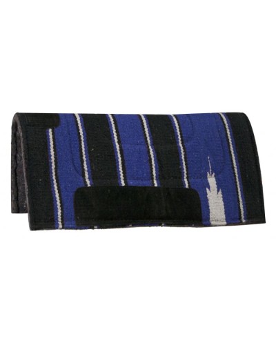 TAPIS WESTERN CHEVAL EQUITATION QUARTER HORSE BURIONI LAINE VIERGE