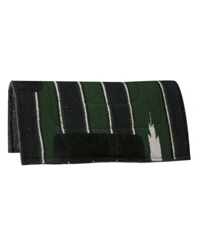 TAPIS WESTERN CHEVAL EQUITATION QUARTER HORSE BURIONI LAINE VIERGE