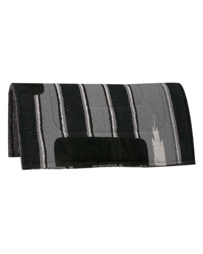 TAPIS WESTERN CHEVAL EQUITATION QUARTER HORSE BURIONI LAINE VIERGE