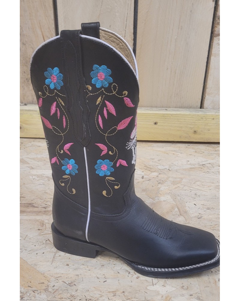 BOTTE TRAVAIL AMERICAINE ROBUSTE EQUITATION WESTERN
