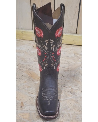 BOTTE TRAVAIL AMERICAINE ROBUSTE EQUITATION WESTERN