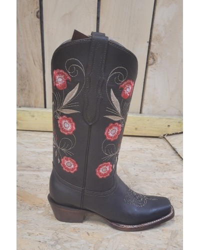 BOTTE TRAVAIL AMERICAINE ROBUSTE EQUITATION WESTERN