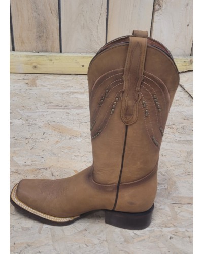 BOTTE TRAVAIL AMERICAINE ROBUSTE EQUITATION WESTERN