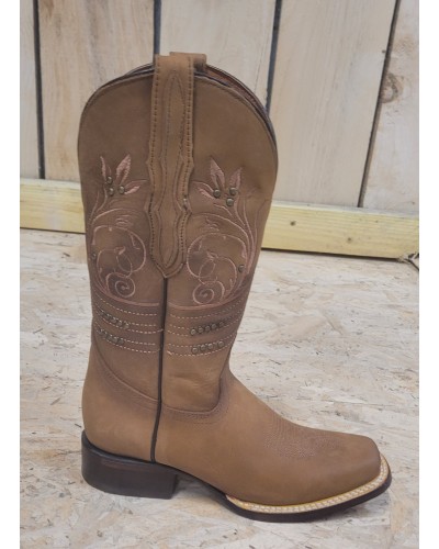 BOTTE TRAVAIL AMERICAINE ROBUSTE EQUITATION WESTERN