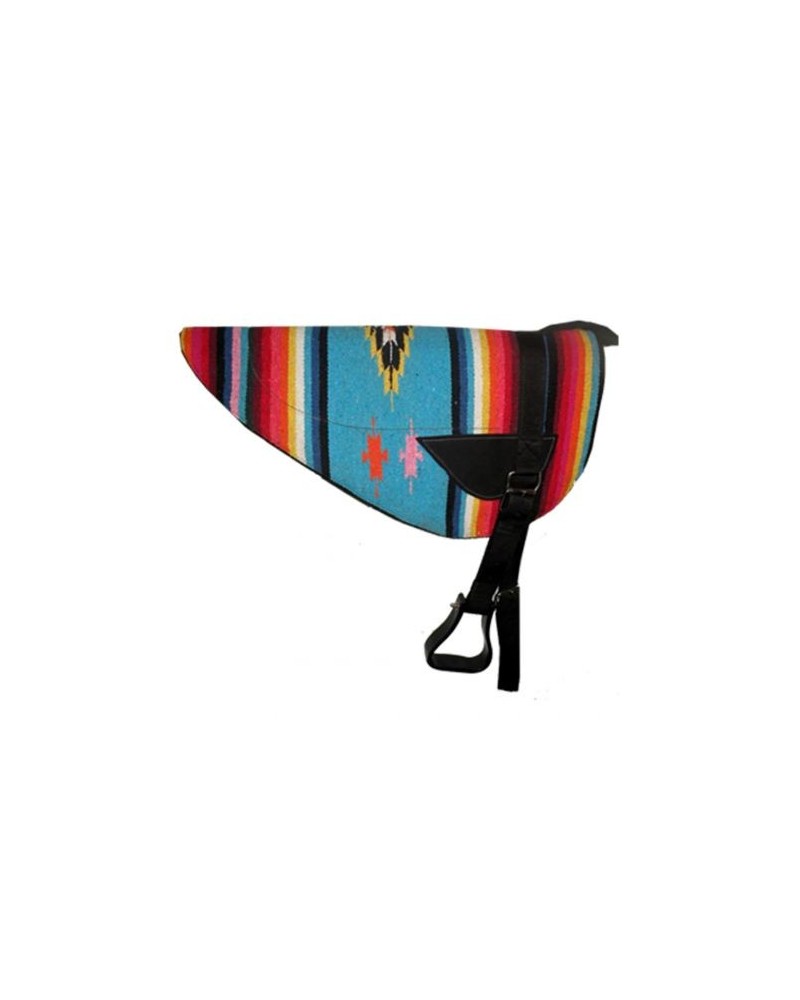 Tapis De Selle Showman Laine Navajo - Confort Memory Foam 36x34