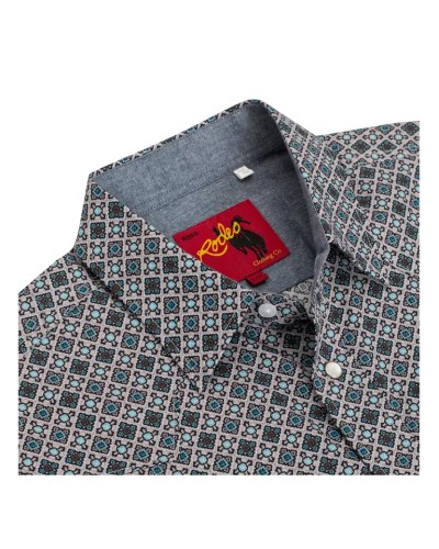 CHEMISE WESTERN AMERICAINE WRANGLER ARIAT STARS AND STRIPES RODEO CLOTHING