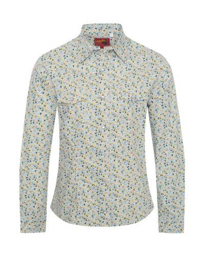 CHEMISE WESTERN AMERICAINE WRANGLER JACK DANIELS STARS AND STRIPES