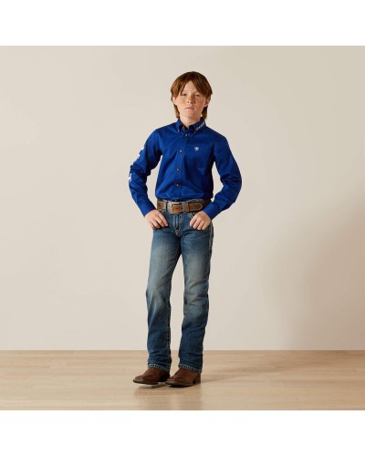 CHEMISE WESTERN AMERICAINE WRANGLER JACK DANIELS STARS AND STRIPES