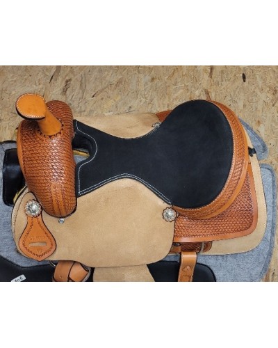 selle équitation western Hwest barrel compétition wade reining roping Pools west coast lakota denver DOUBLE S