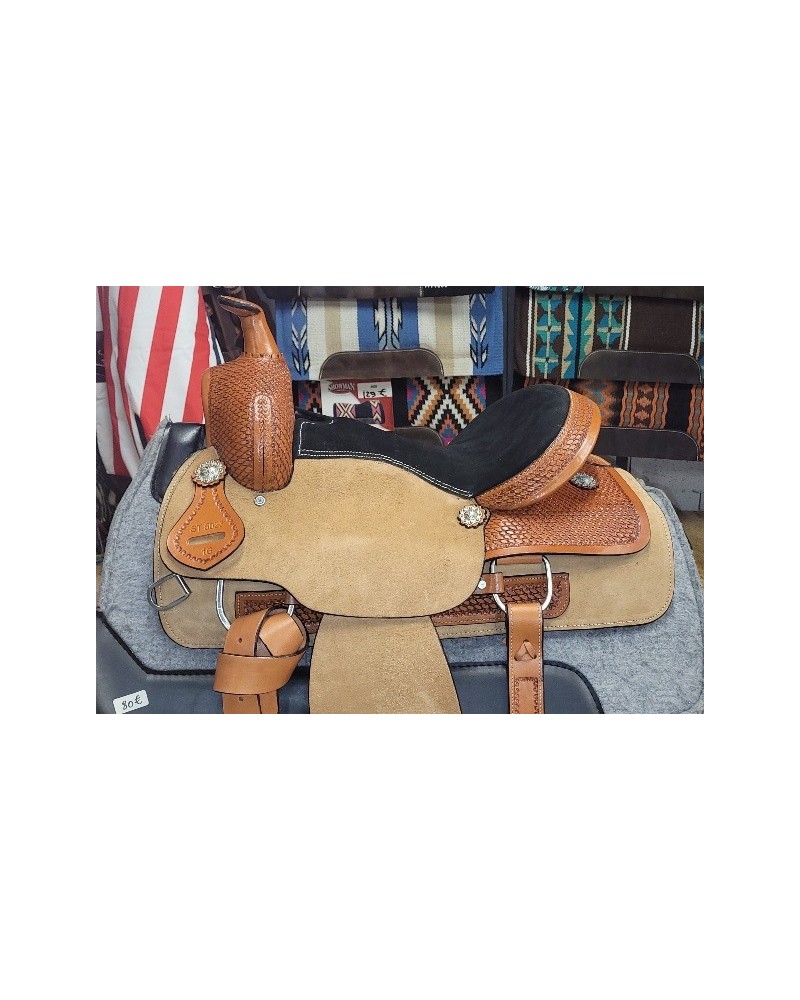 selle équitation western Hwest barrel compétition wade reining roping Pools west coast lakota denver DOUBLE S
