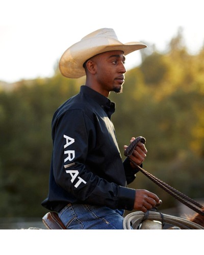 CHEMISE WESTERN AMERICAINE WRANGLER JACK DANIELS STARS AND STRIPES