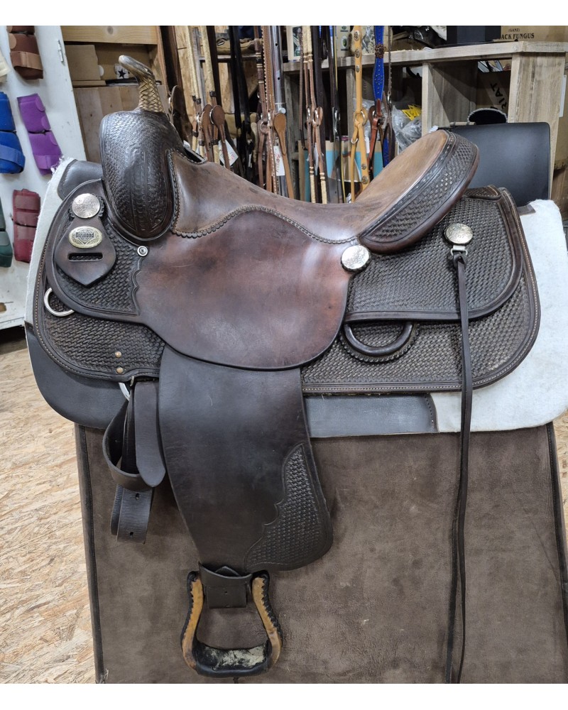 SELLE WESTERN OCCASION EQUITATION AMERICAINE USA CONTINENTAL