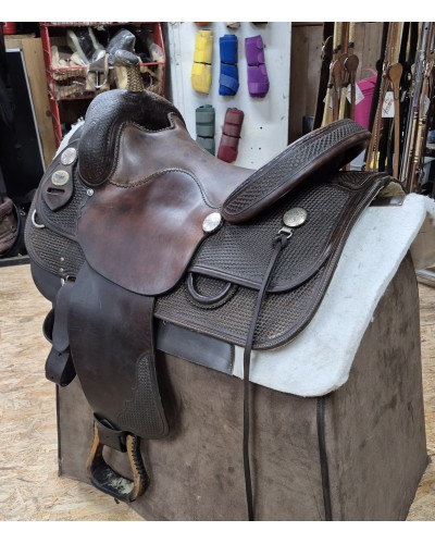 SELLE WESTERN OCCASION EQUITATION AMERICAINE USA CONTINENTAL