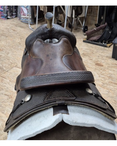 SELLE WESTERN OCCASION EQUITATION AMERICAINE USA CONTINENTAL