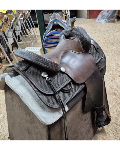 SELLE WESTERN OCCASION EQUITATION AMERICAINE USA CONTINENTAL
