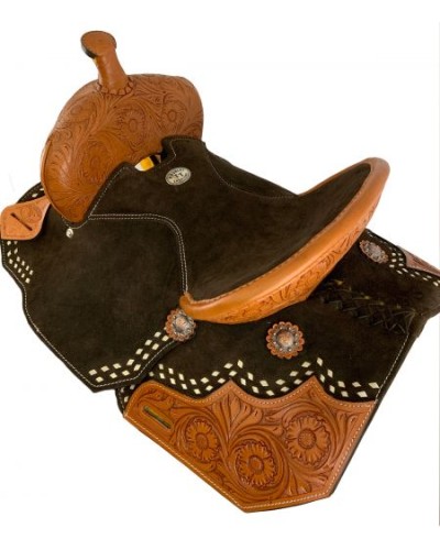 selle équitation western Hwest barrel compétition wade reining roping Pools west coast lakota denver DOUBLE S