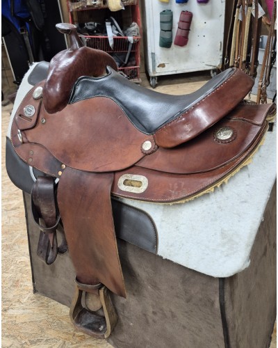 SELLE WESTERN OCCASION EQUITATION AMERICAINE USA CONTINENTAL