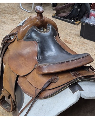 SELLE WESTERN OCCASION EQUITATION AMERICAINE USA CONTINENTAL