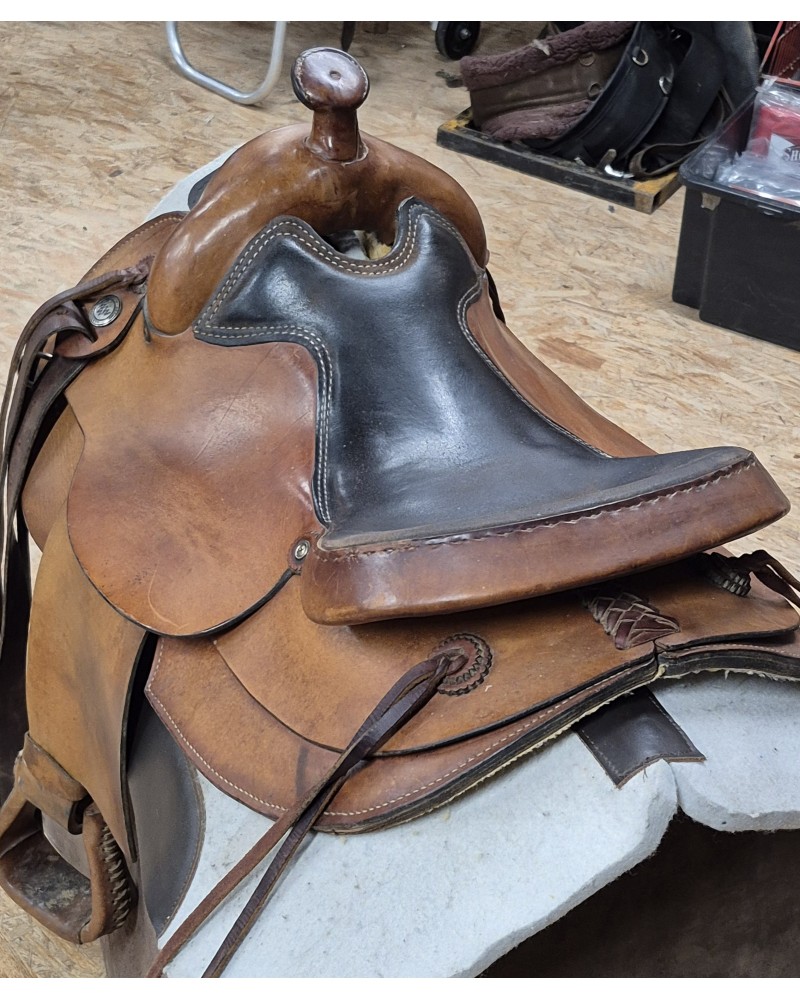 SELLE WESTERN OCCASION EQUITATION AMERICAINE USA CONTINENTAL