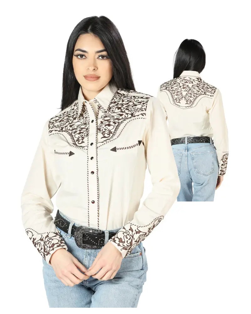 CHEMISE WESTERN AMERICAINE WRANGLER JACK DANIELS STARS AND STRIPES