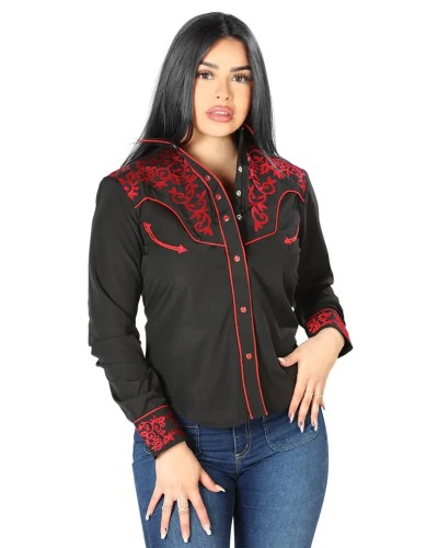 CHEMISE WESTERN AMERICAINE WRANGLER JACK DANIELS STARS AND STRIPES