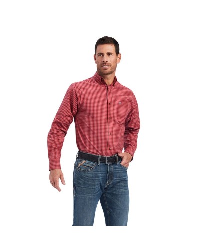 CHEMISE WESTERN AMERICAINE WRANGLER JACK DANIELS STARS AND STRIPES