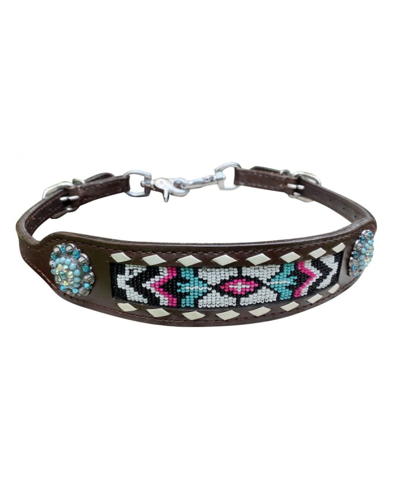 COLLIER DE CHASSE WESTERN AMERICAIN TRAVAIL POOLS LAKOTA WEST COAST H WEST