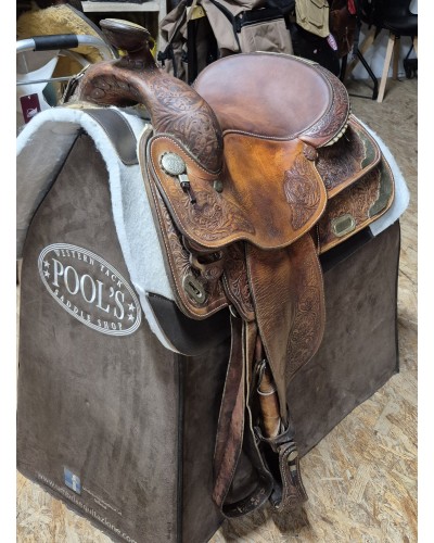 SELLE WESTERN OCCASION EQUITATION AMERICAINE USA CONTINENTAL