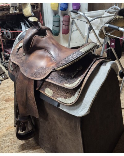 SELLE WESTERN OCCASION EQUITATION AMERICAINE USA CONTINENTAL