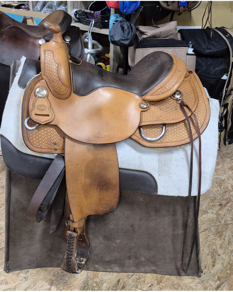 SELLE WESTERN OCCASION EQUITATION AMERICAINE USA CONTINENTAL
